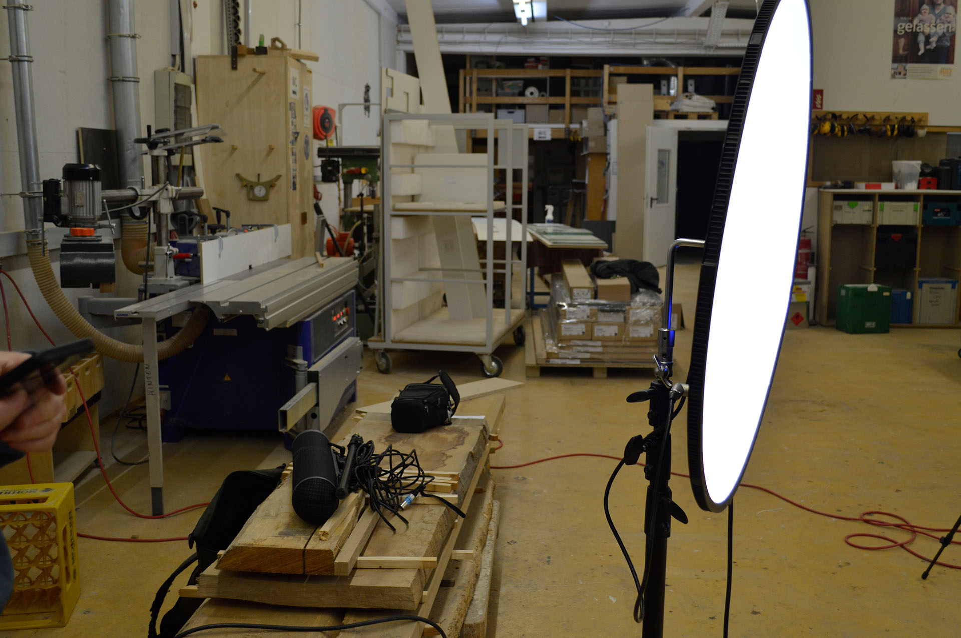 Composition study showing interplay of light and shadow